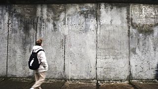 Berlin Duvarı kalıntıları (arşiv)