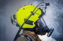 Smart helmet for firefighters uses sensors and AI to rescue victims faster.