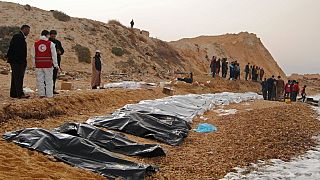 42 bodies found in mass grave in Libya