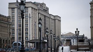 Le bâtiment du parlement russe, Moscou