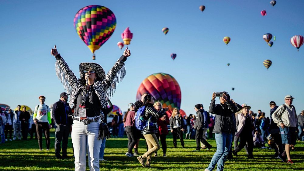 This hot air balloon fiesta attracts thousands of visitors every year