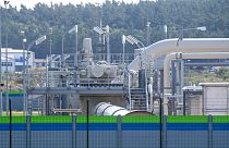 Kuzey Akım 2 Baltık Denizi boru hattının Almanya'nın Lubmin kentindeki gaz alım istasyonu