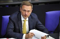 El ministro de Finanzas alemán, Christian Lindner, en el Parlamento federal de Alemania, el viernes 30 de septiembre de 2022