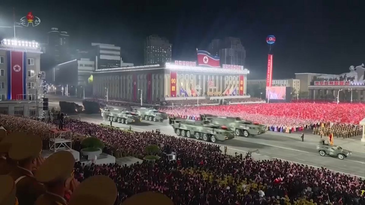 Truppenparade in Norkorea