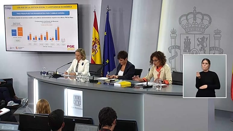 España aprueba el proyecto de presupuestos para 2023 con un incremento ...