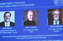 I vincitori del Premio Nobel 2022 per la Fisica.
