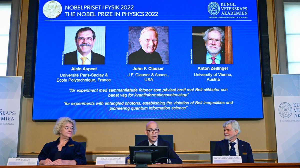 اعلام برندگان جایزه نوبل فیزیک سال ۲۰۲۲ میلادی