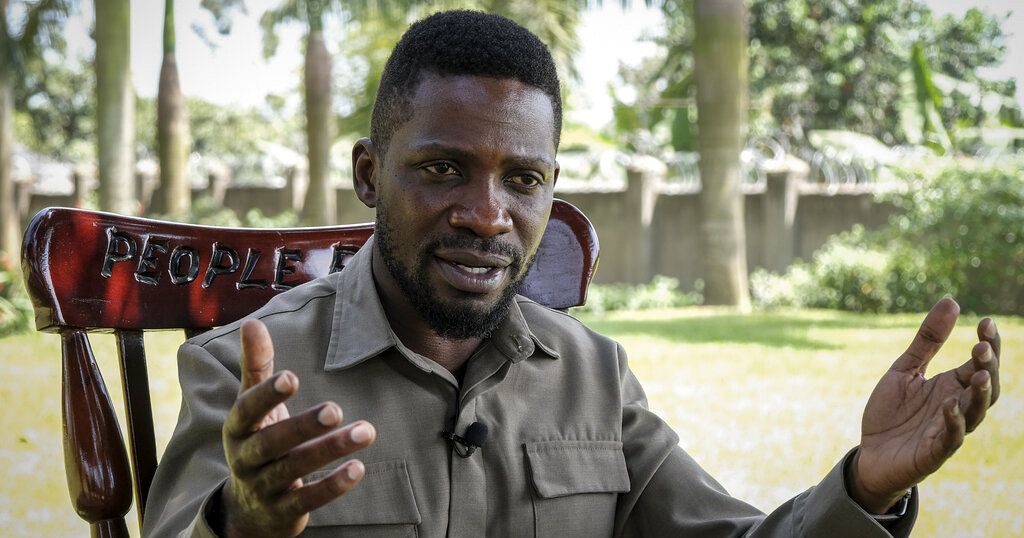 Ugandan opposition figure Bobi Wine objects to oil pipeline project