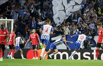 Zaidu festeja o golo inaugural na vitória do FC Porto