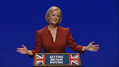 Liz Truss se dirige al partido conservador en Birmingham este miércoles.