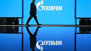 Russian energy giant Gazprom's logo