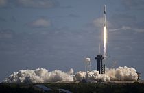 Crew-5 mürettebatını taşıyan Space X'e ait Falcon 9 roketi Florida'daki Kennedy Uzay Merkezi'nden fırlatıldı