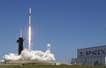 مركز كينيدي للفضاء أثناء إطلاق صاروخ تابع لشركة سبيس أكس 05/10/2022