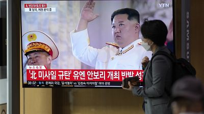 Лидер КНДР Ким Чен Ын в выпуске новостей