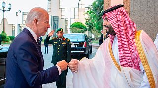 دیدار جو بایدن و محمد بن سلمان در عربستان