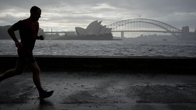 Пробежка под дождём становится новой традицией в Сиднее