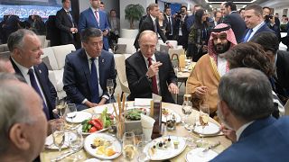 ولي العهد السعودي والرئيس الروسي 