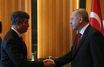 Cumhurbaşkanı Erdoğan, 2019 yılında 29 Ekim Cumhuriyet Bayramı dolayısıyla düzenlenen törende Türkiye Barolar Birliği (TBB) eski Başkanı Metin Feyzioğlu ile bir araya gelmişti