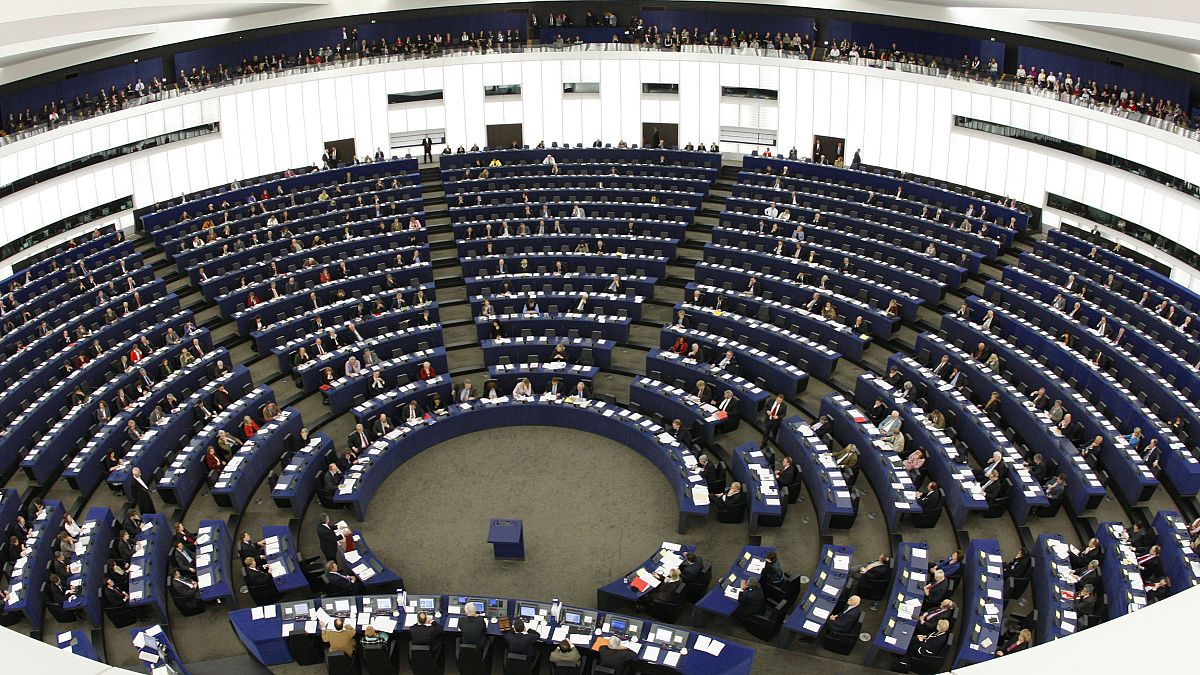 Archivo. Vista del Parlamento Europeo en Estrasburgo.