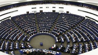 Archivo. Vista del Parlamento Europeo en Estrasburgo.