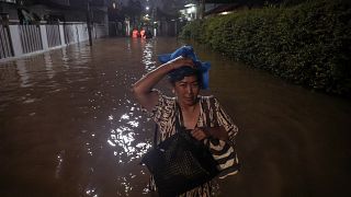 فيضانات واسعة شمال آتشيه في إندونسيا 