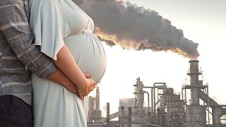 New research suggests air pollution and forever chemicals inhaled during pregnancy may harm unborn babies’ future health and fertility.