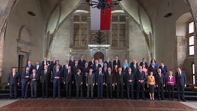 القادة الأوروبيون في براغ