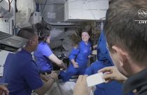 Az új űrhajósok érkezése a Nemzetközi Űrállomásra 2022. október 6-án