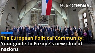 European leaders gather for a family photo at the first meeting of the EPC
