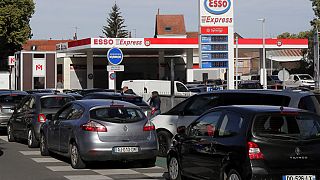 Ουρές σε βενζινάδικα στη Γαλλία