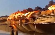 Rusya'yı Kırım'a bağlayan köprüde patlama