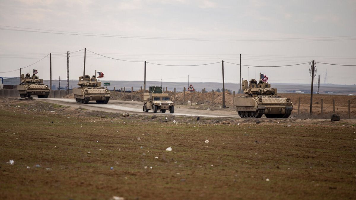 Suriye'de görev yapan ABD birlikleri