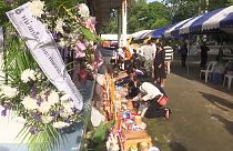 Homenaje a los fallecidos en Tailandia