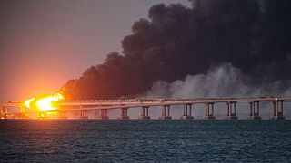 انفجار پل «کرچ» که شبه‌جزیره کریمه را به خاک روسیه وصل می‌کند