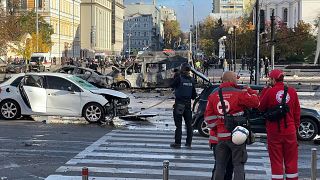 Ukrayna'da birçok kente füzeli saldırı; Kiev'in merkezi vuruldu: En az 8 kişi öldü 24 kişi yaralandı
