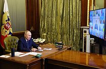 Vladimir Poutine s'est exprimé à la télévision russe, ce lundi, pour revendiquer les frappes contre l'Ukraine.