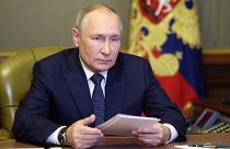 Владимир Путин на заседании Совета безопасности, Санкт-Петербург, 10 октября 2022 г.