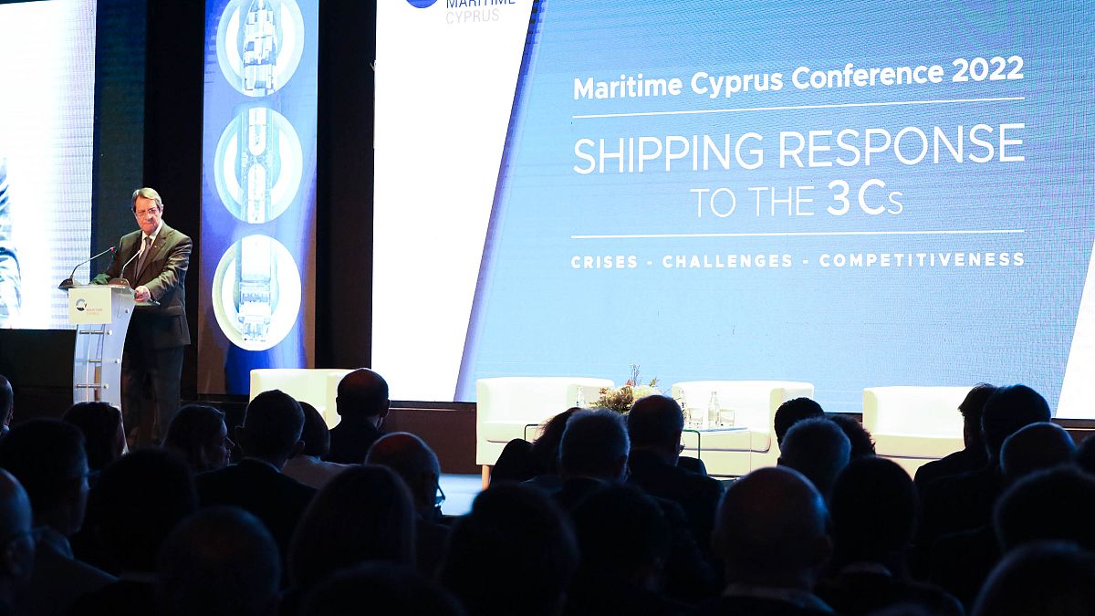 Ο πρόεδρος Αναστασιάδης στην έκθεση «Ναυτιλιακή Κύπρος 2022»