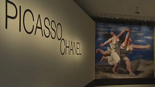 Cartel de la exposición Picasso/Chanel en el museo Thyssen de Madrid