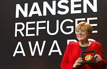 Birleşmiş Milletler Mülteciler Yüksek Komiserliği, bu yılın Nansen Mülteci Ödülü'nü eski Almanya Başbakanı Angela Merkel'e verdi