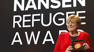 Birleşmiş Milletler Mülteciler Yüksek Komiserliği, bu yılın Nansen Mülteci Ödülü'nü eski Almanya Başbakanı Angela Merkel'e verdi