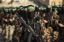 Hamas örgütü savaşçıları