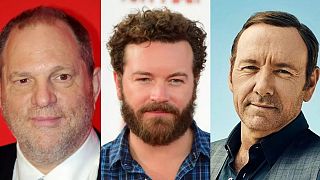 Harvey Weinstein (Left), Danny Masterson (centre) and Kevin Spacey (right) all face trial this month