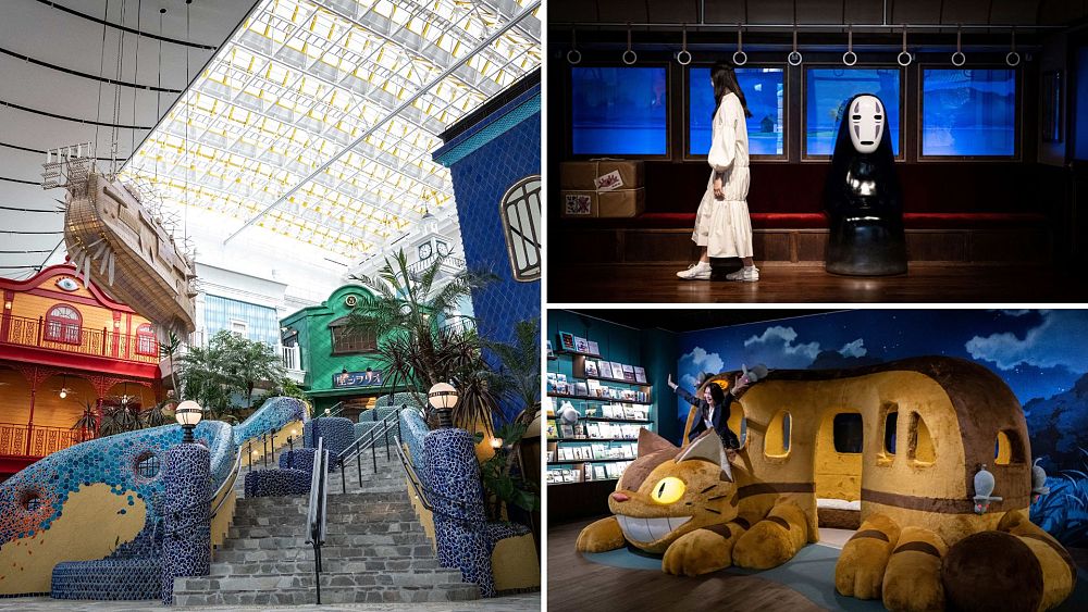 Take a sneak peek inside Japan's upcoming Studio Ghibli theme park |  Euronews
