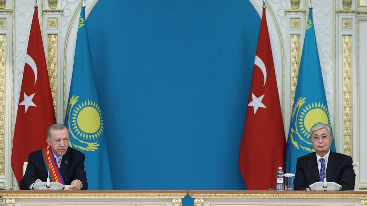 Cumhurbaşkanı Recep Tayyip Erdoğan, Kazakistan Cumhurbaşkanı Kasım Cömert Tokayev ile görüştü