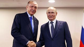 دیدار پوتین با اردوغان