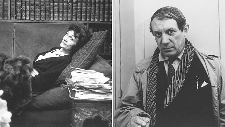 Pictures show Gabrielle "Coco" Chanel (L) and Pablo Picasso (R)