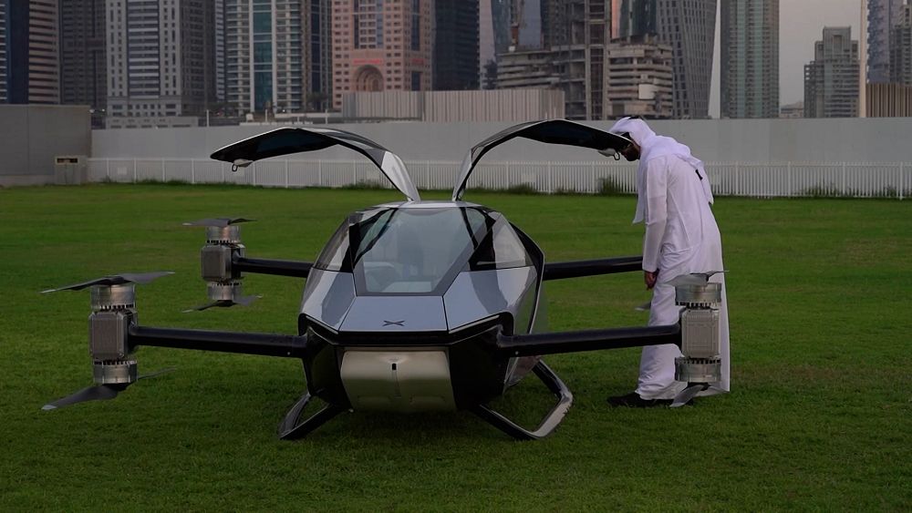 Chinese firm tests a electric flying taxi Dubai | Euronews