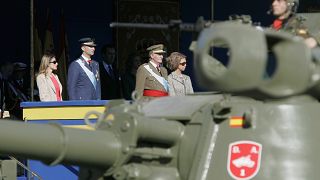 العرض العسكري في مدريد بمناسبة إحياء العيد الوطني لإسبانيا