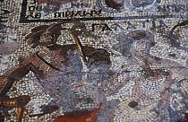 Un dettaglio del mosaico di Rastan